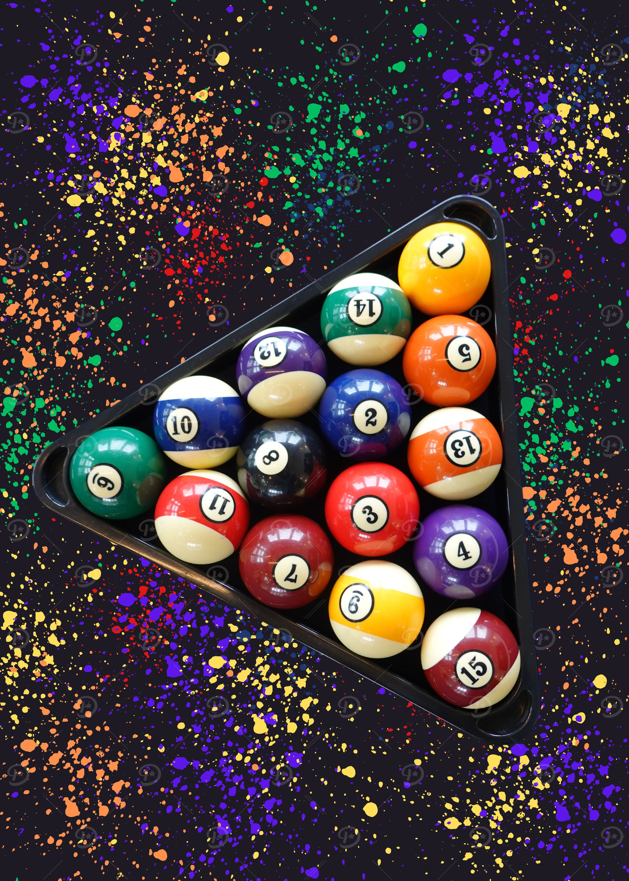 Pool Balls in Triangle