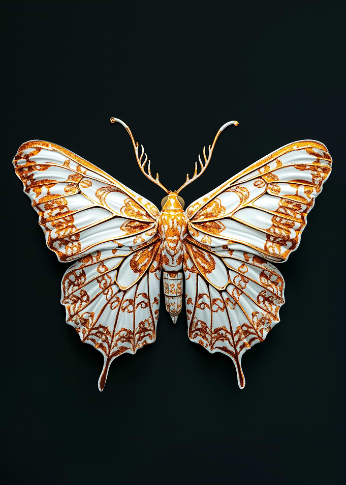 Golden Butterfly Artwork