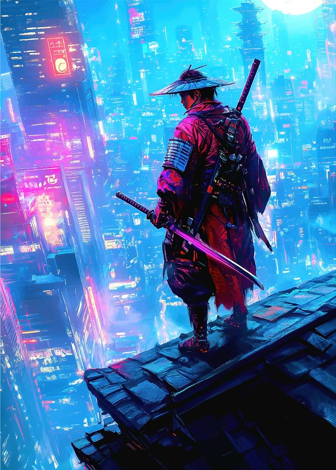 Cyberpunk Samurai