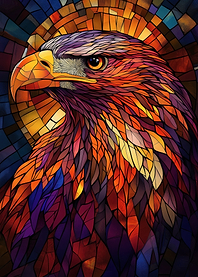 Stained Glass Eagle