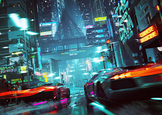 Cyberpunk Cityscape
