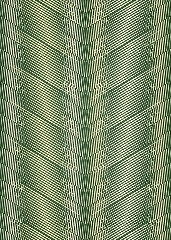 Abstract Green Chevron Pattern