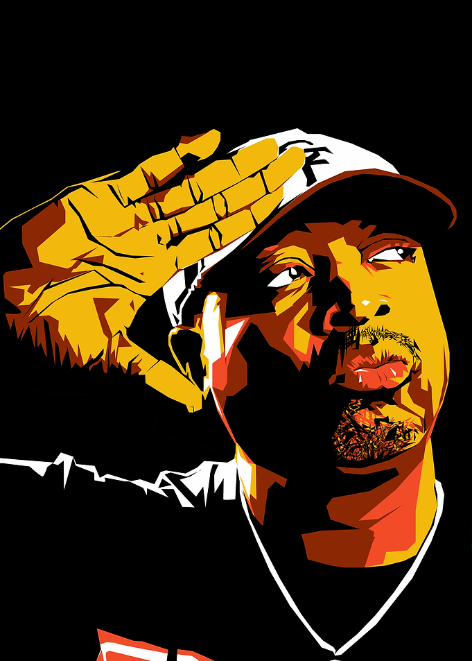 Chuck D Pop Art Portrait