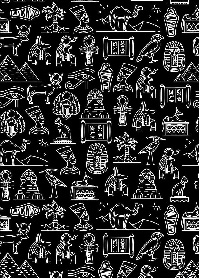 Egyptian Icon Pattern