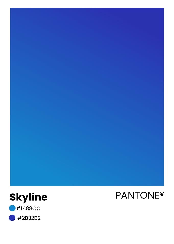 Pantone Color Chart - Skyline