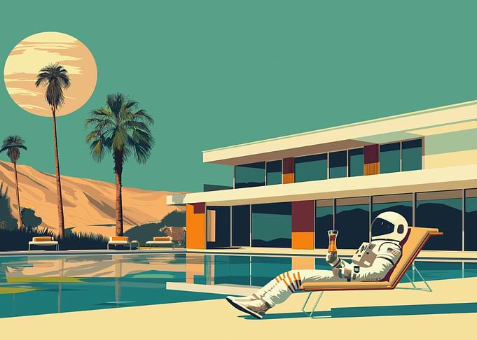 Astronaut Pool Cocktail Mi