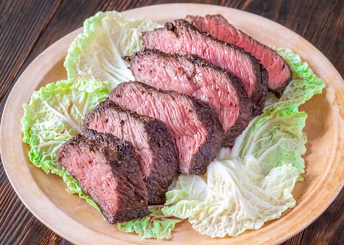 Seared Steak with Napa Cabbage