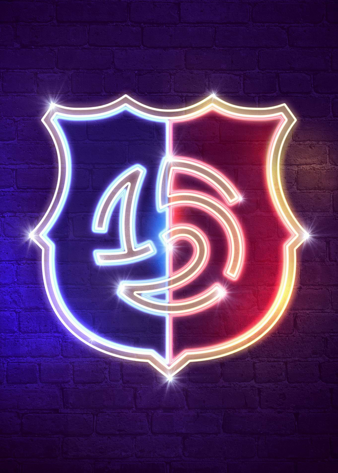 FCB Anniversary Neon