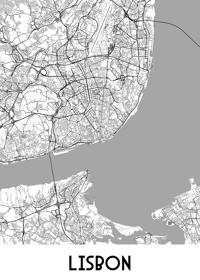 Lisbon City Map