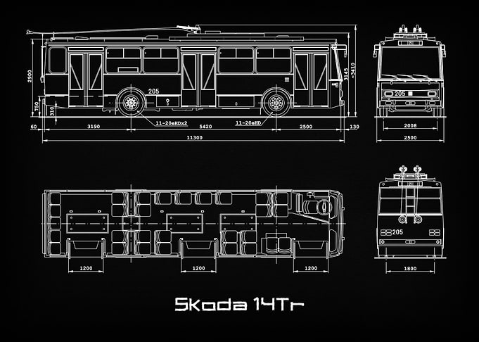 Skoda 14Tr Trolleybus