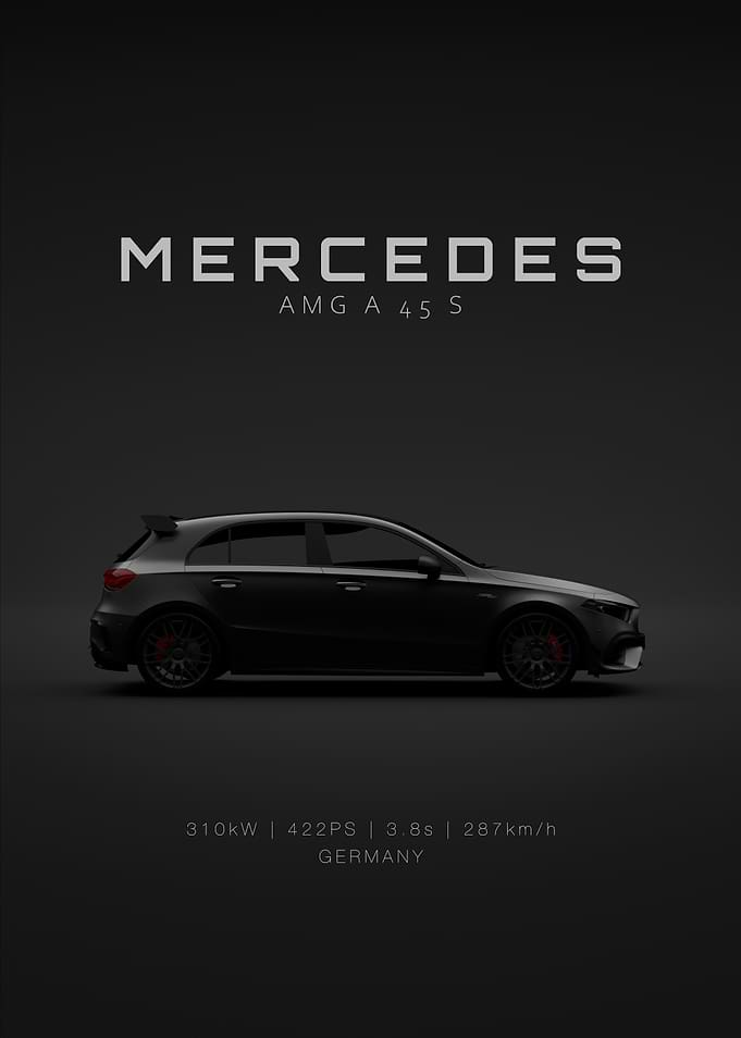 Mercedes A45 S AMG 2020 W177 - Black - Specs