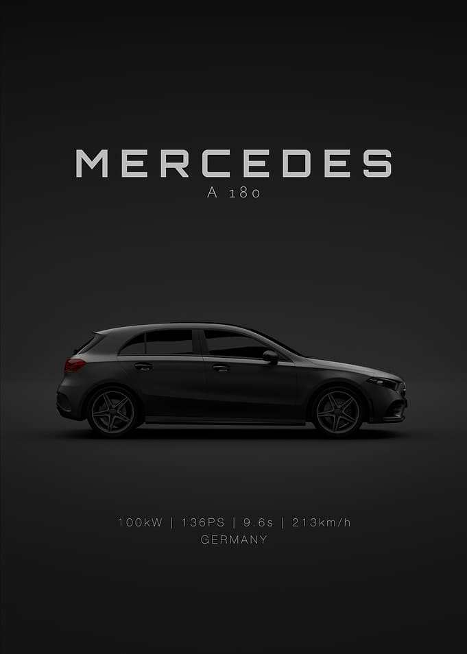 Mercedes-Benz A-Class A180 2021 - Black - Specs