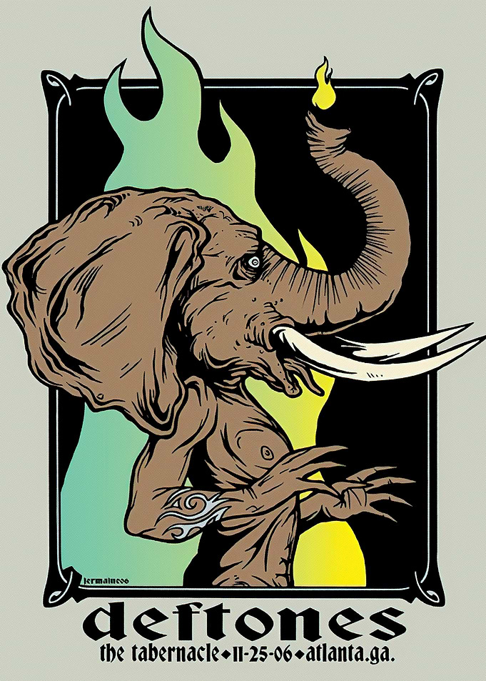 Deftones Concert Poster