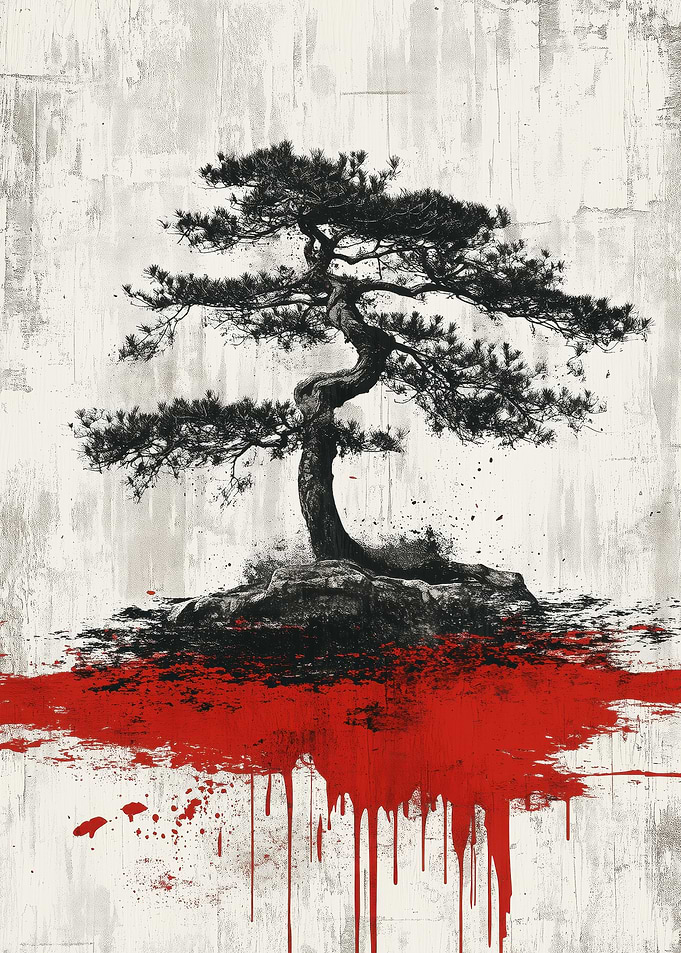 Bloodstained Bonsai Tree
