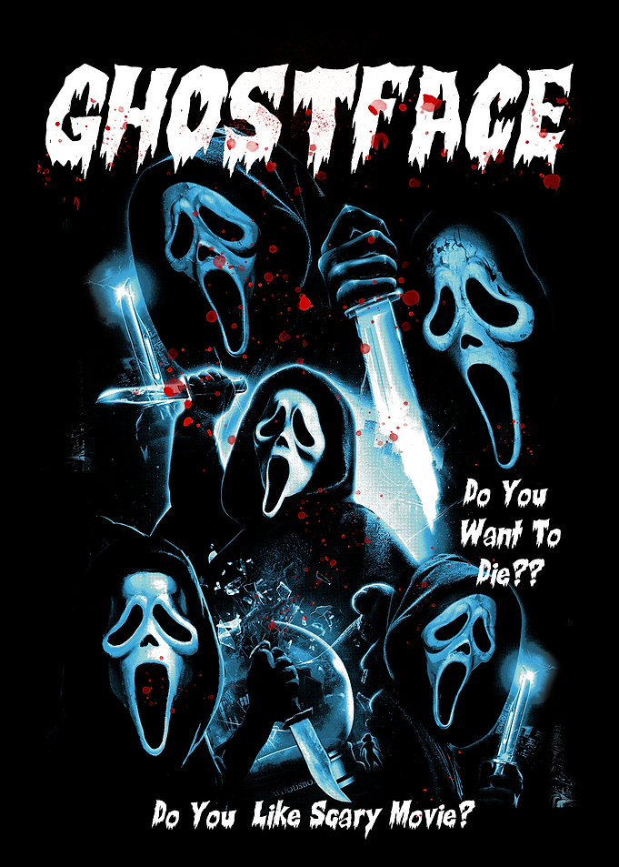 Ghostface Scream Movie Art