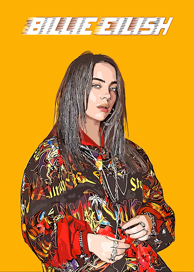 Billie Eilish Digital Art