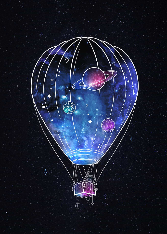 Space Hot Air Balloon