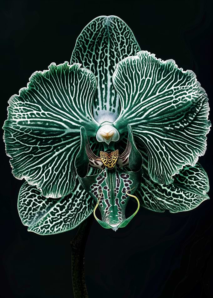 Green Orchid Flower