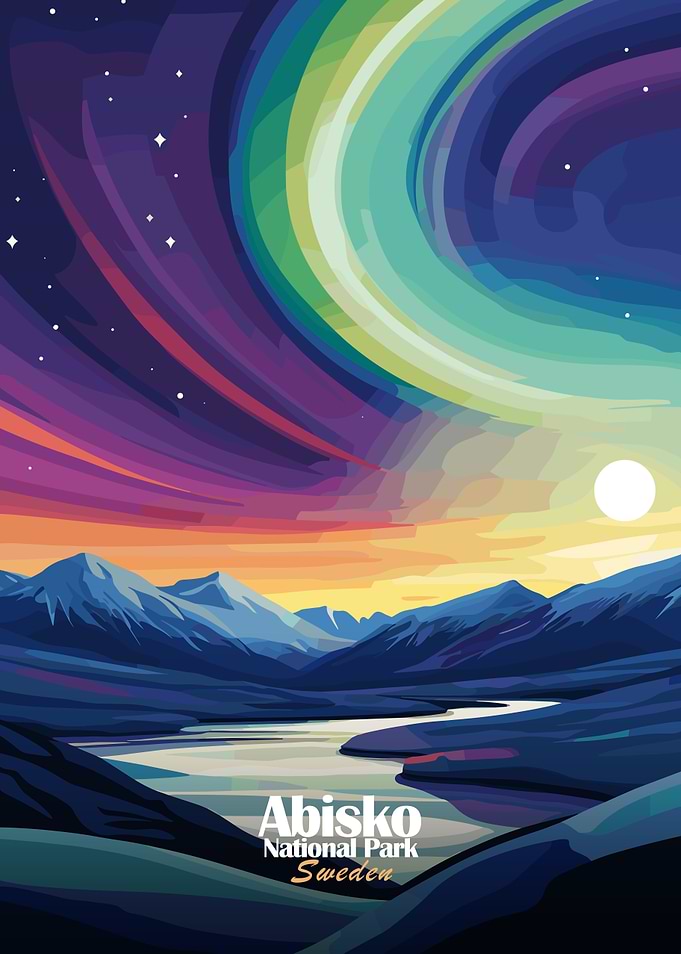 Abisko National Park Poster