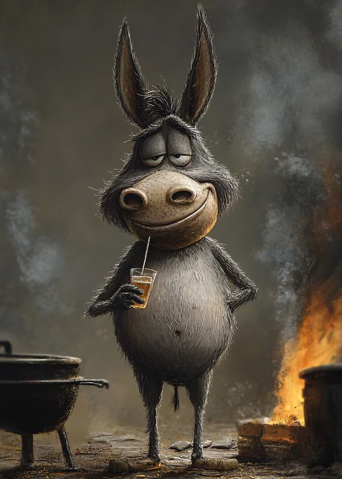 Chill Donkey with Drink