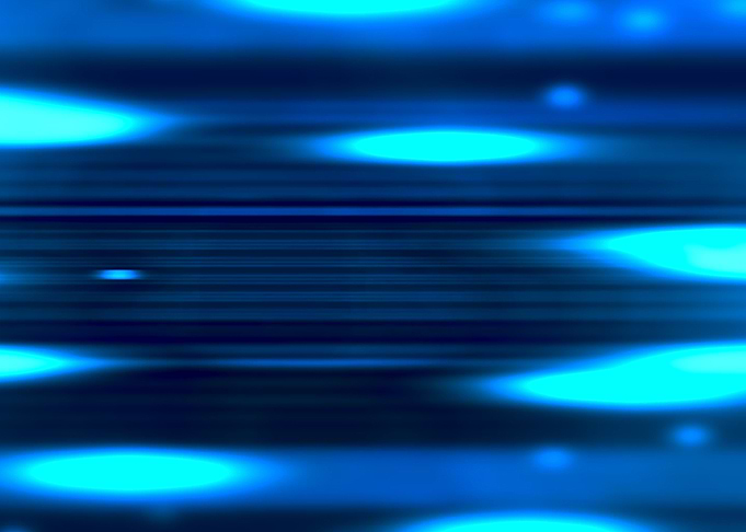 Abstract Blue Light Streaks