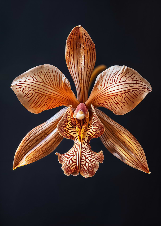 Brown Orchid Flower
