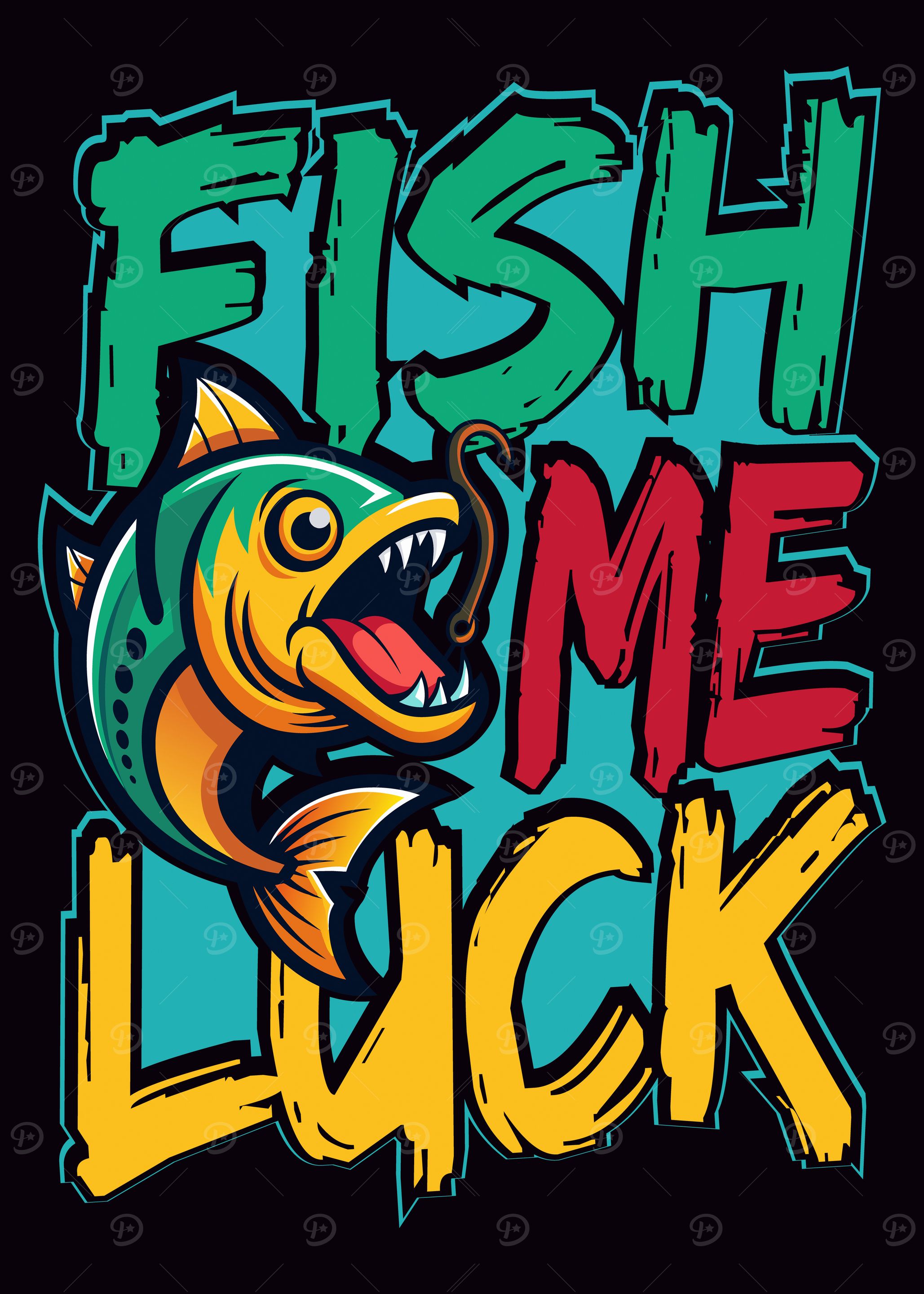Fish Me Luck Graphic