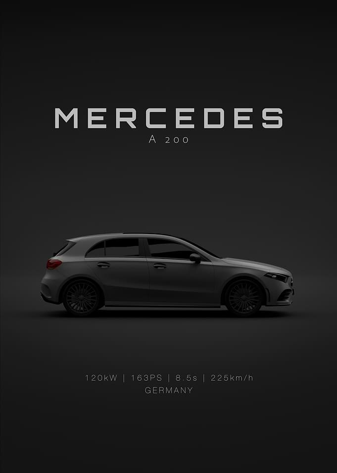 Mercedes-Benz A-Class A200 2021 - Grey - Specs