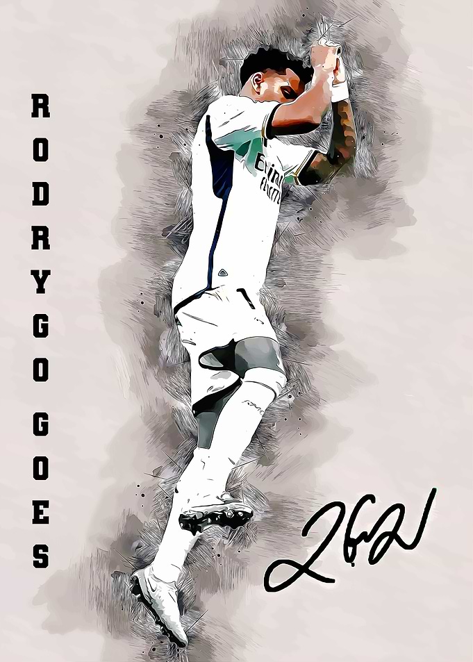 Rodrygo Goes Watercolor