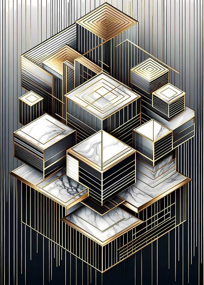 Gold n Silver Prism Collectiveness
