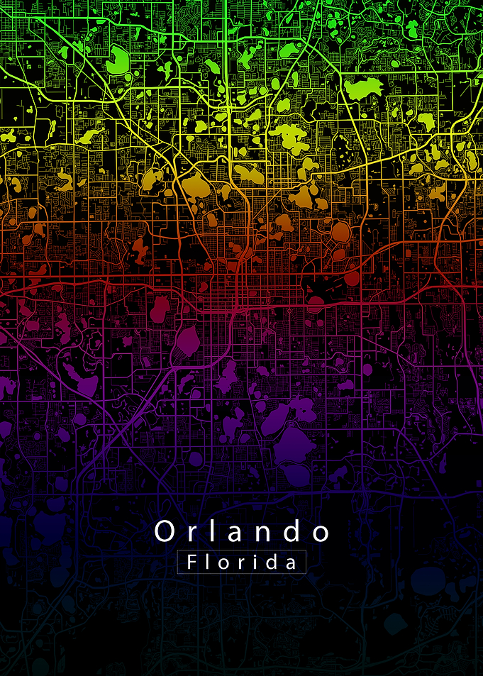 Orlando Florida City Map