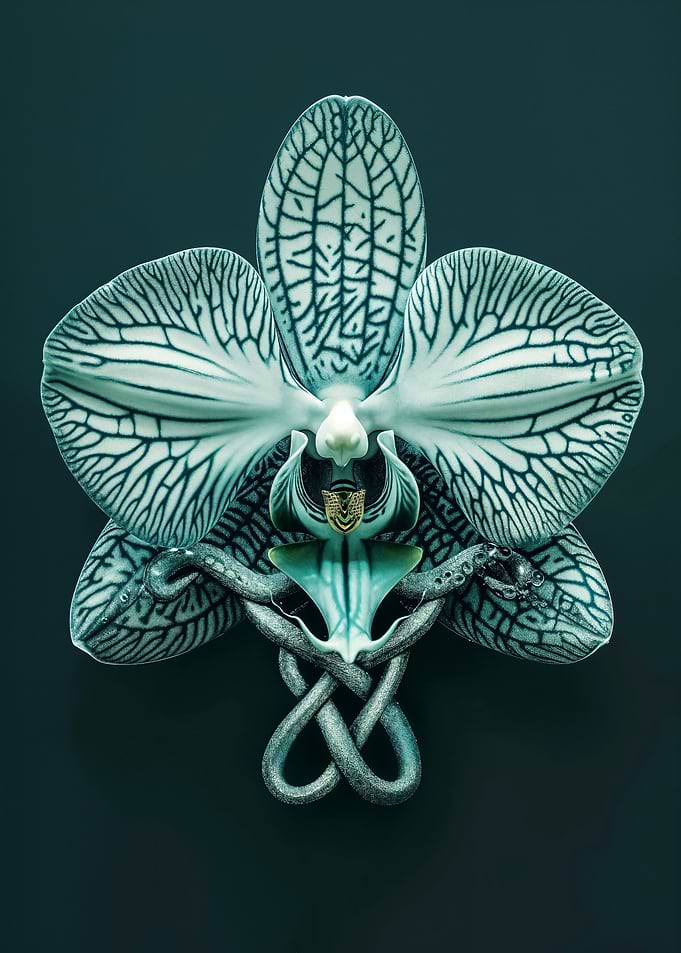 Orchid with Knot