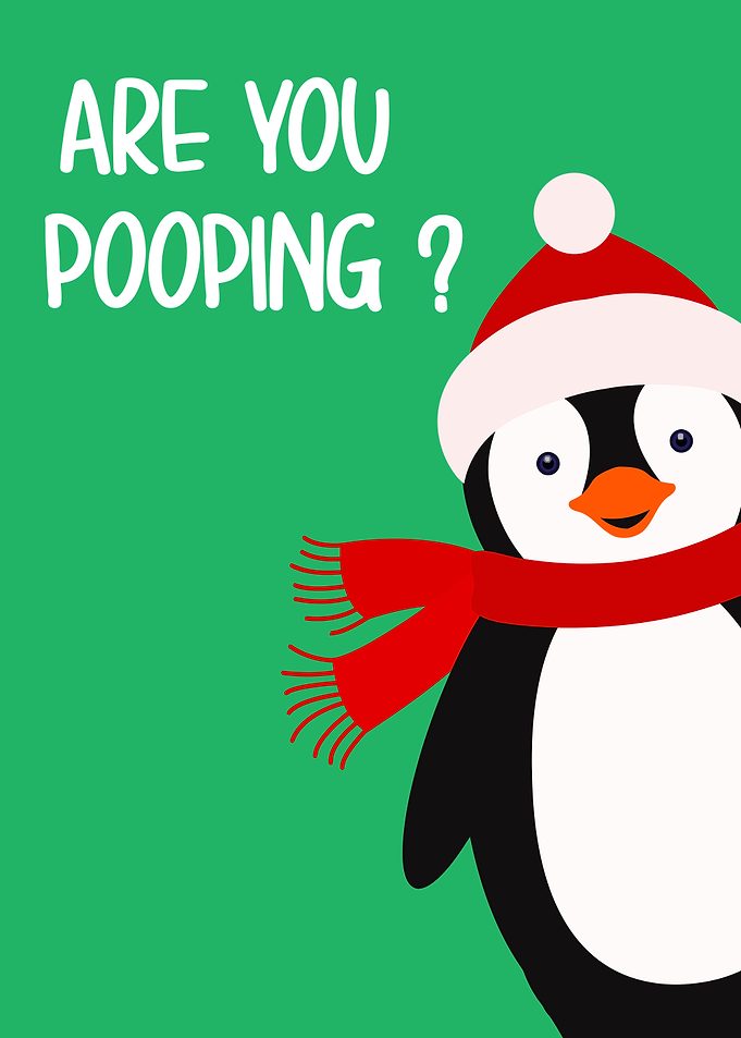 Penguin Christmas Card