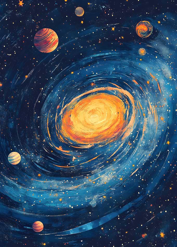 Cosmic Spiral Galaxy