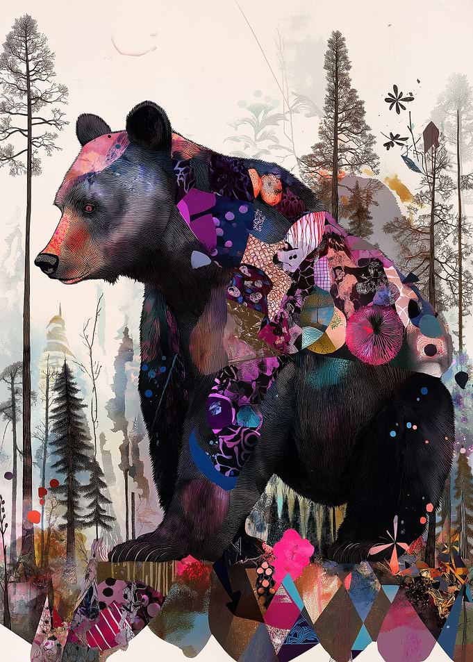 Bear in a Forest
