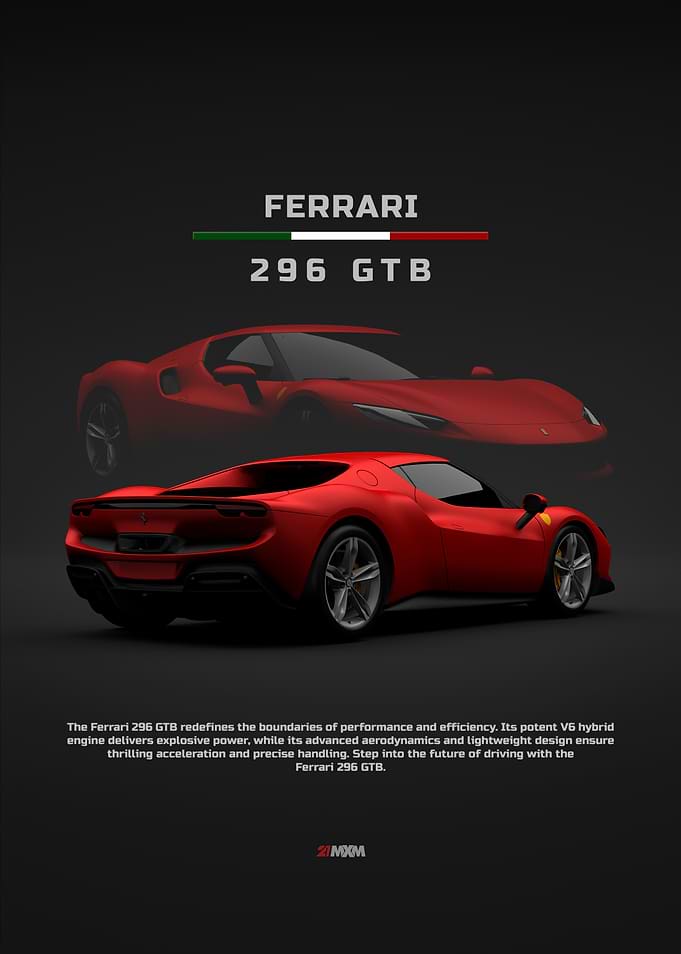 Ferrari 296 GTB Red