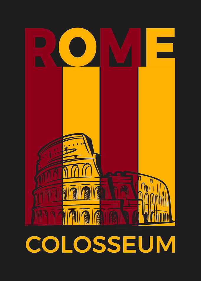 Rome Colosseum Poster
