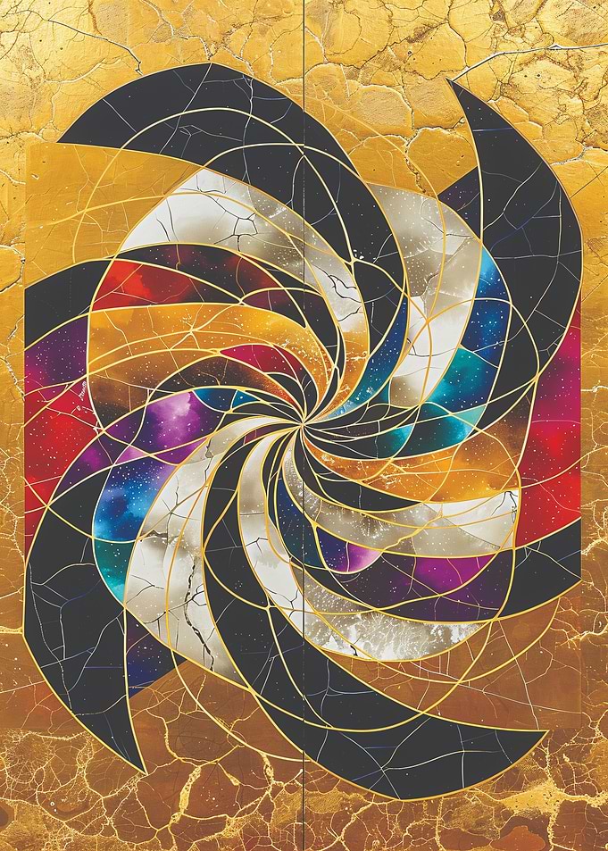 Abstract Spiral Art