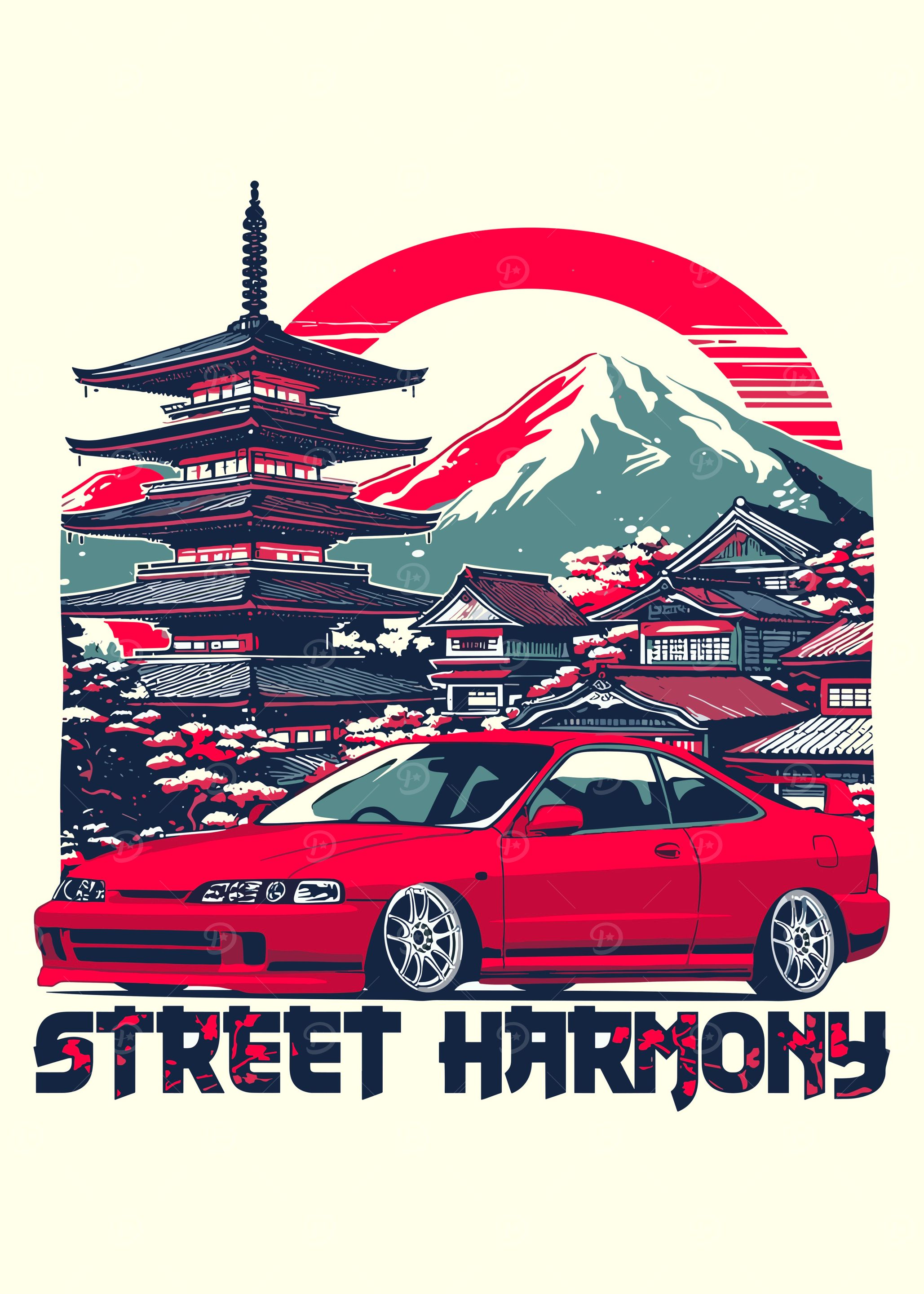 Japanese Street Harmony