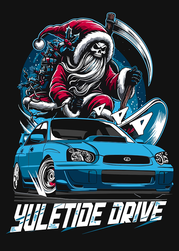 Grim Reaper Santa Subaru