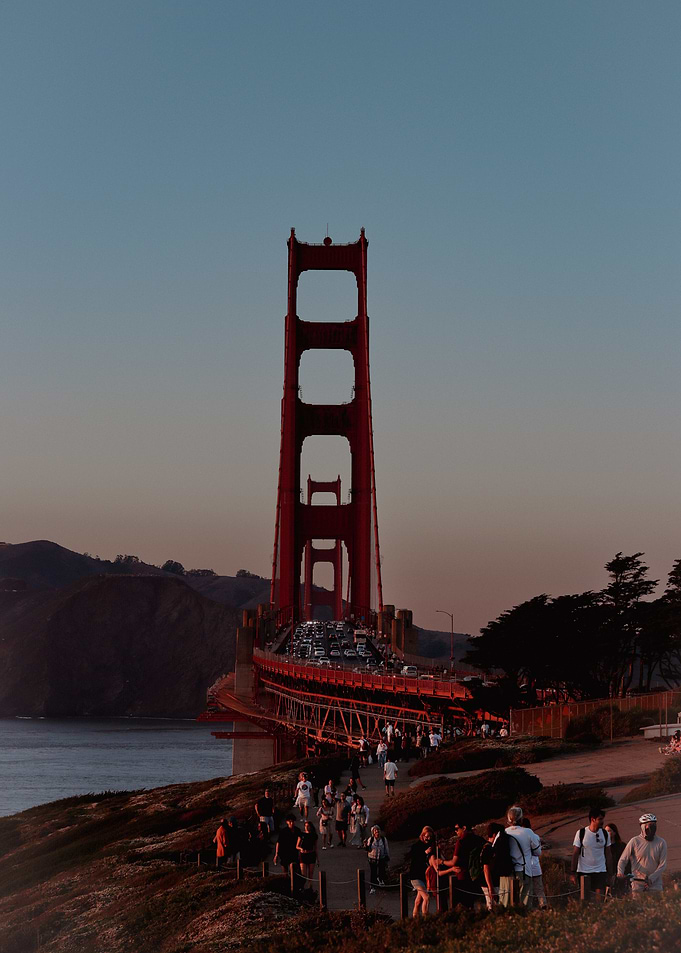 Golden Gate Bridge Overlook Sunset