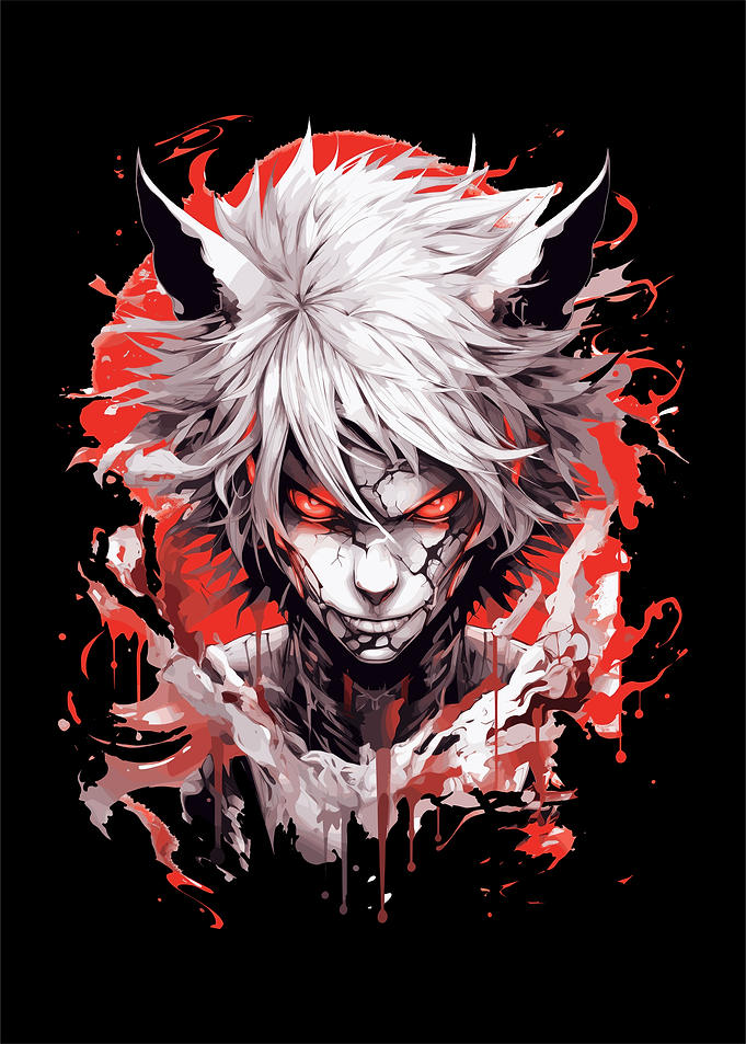 Anime Wolf Character