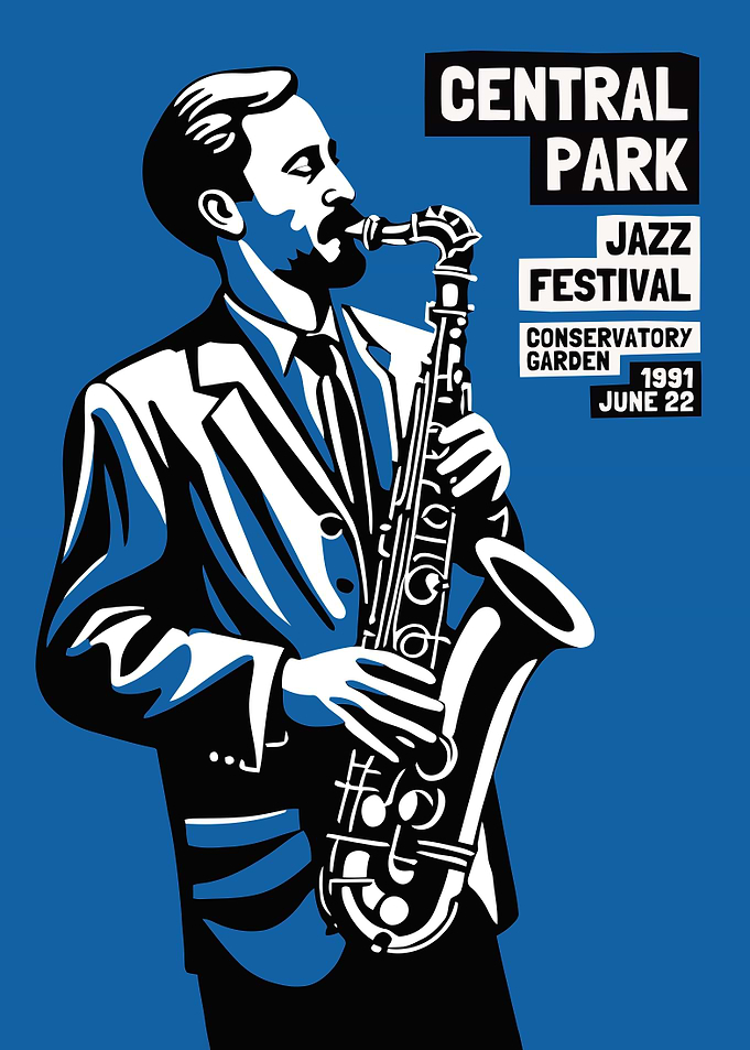 Central Park Jazz Festival Poster