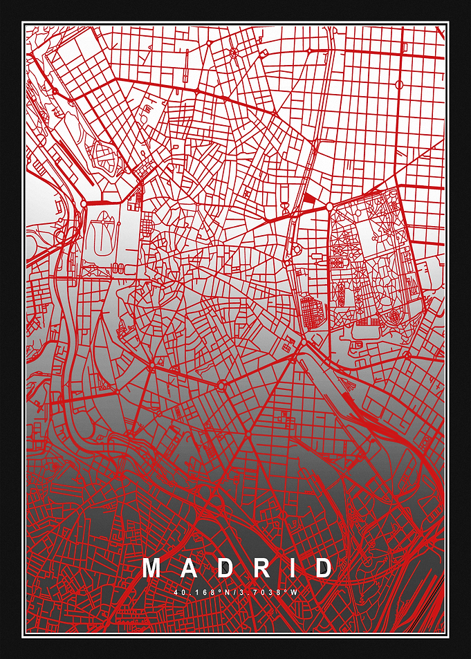 Madrid City Map