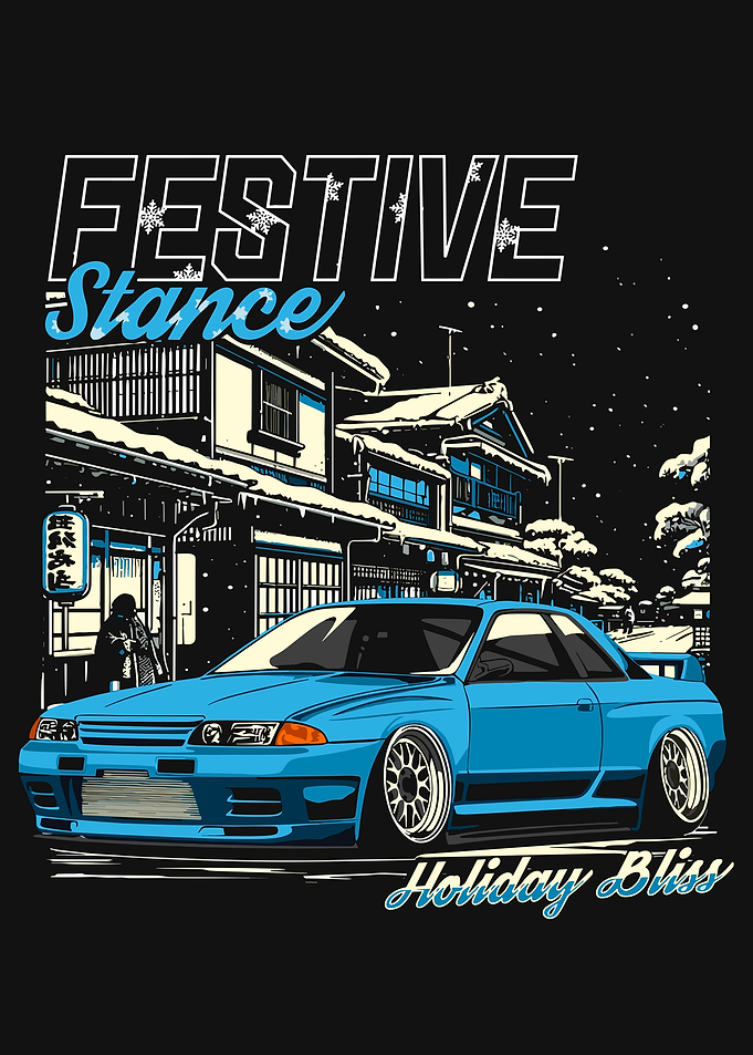 Festive Stance Nissan Skyline
