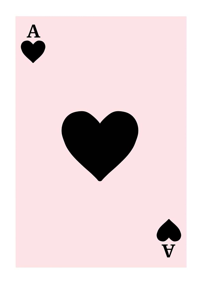 Ace of Heart Card