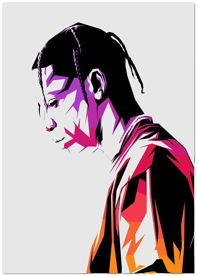 Travis Scott Digital Art