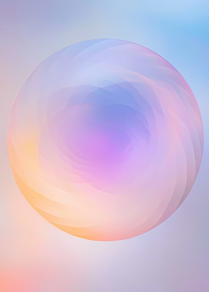 Abstract Pastel Sphere