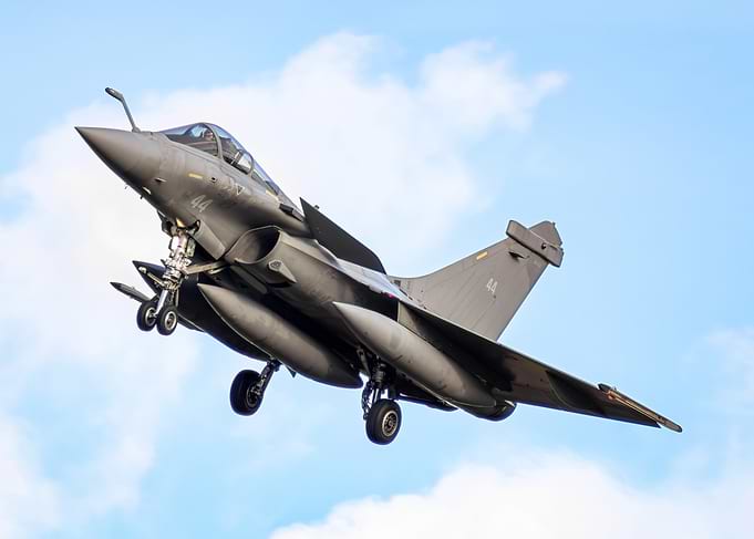 Rafale Marine during its final turn