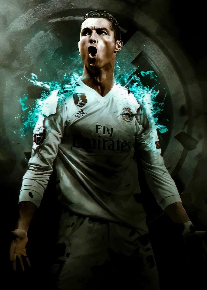 Cristiano Ronaldo Soccer Art